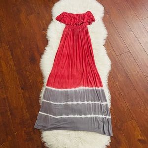 Strapless Maxi Dress